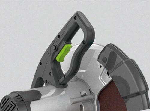 Mango ergonómico en forma de D